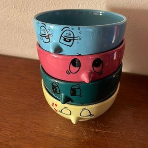 Beautiful livingware face bowls set of 4